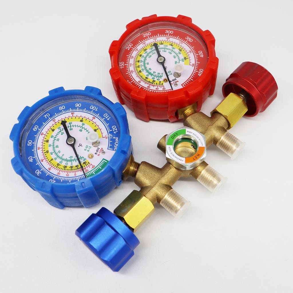 R22 R12 R502 R-134a Automobile Air Conditioner Refrigerant Pressure Display Fluoride Refrigeration Automobile Repair Tool