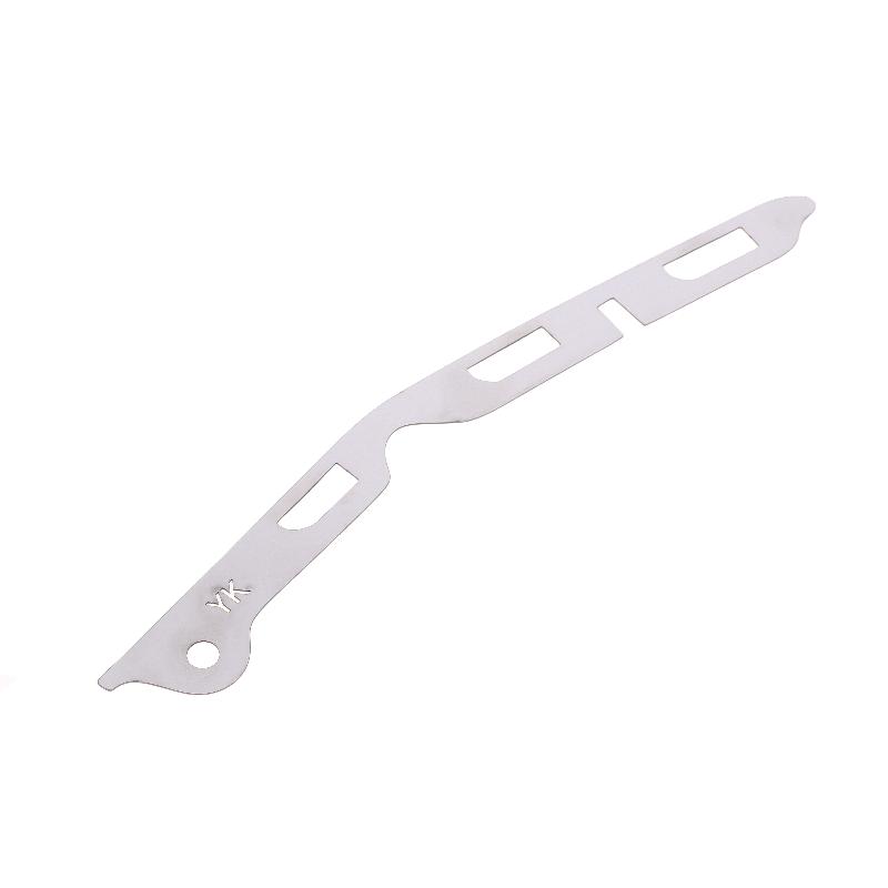 2Pcs Broken Opening Repair Stainless Steel Bracket For Third Generation Fit Jazz Gk5 Front Bumper Repair Metal Plate  Buckle