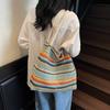 Woven tote bag summer new large-capacity lightweight straw bag beach bag shoulder underarm women's bag