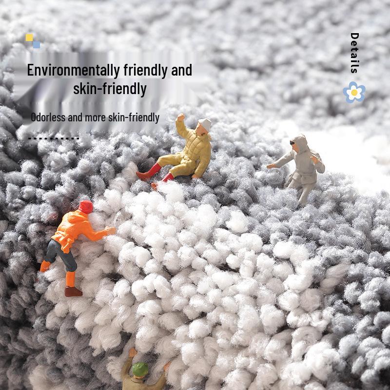 Checkered Bathroom Absorbent Anti-Slip Floor Mat