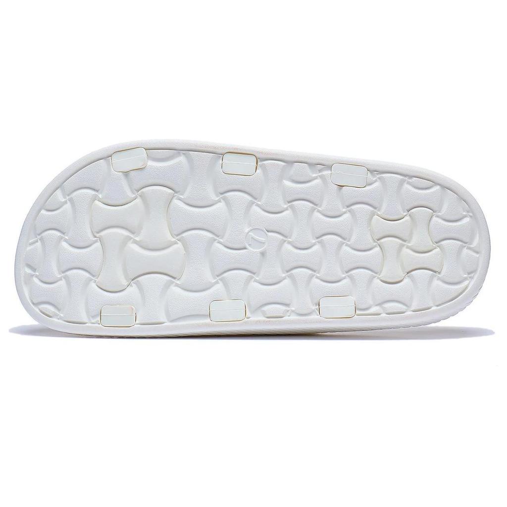 Li Ning Clap Soft And Comfortable EVA Quiet Slide Slippers Women's White AGAT008-1