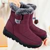 Snow Boots Women's Plus Size Women's Boots Plus Velvet Thick Cotton Boots Polyurethane Boots High-top Thick-soled Cotton Shoes