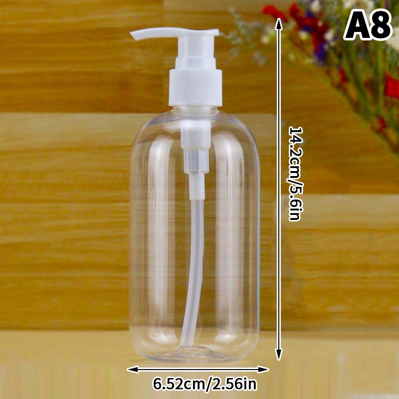 100/120/150/200/250/300ml Portable Vacuum Press Spray Bottle Refillable Shampoo Cosmetic Cream Liquid Lotion Dispenser for Trave