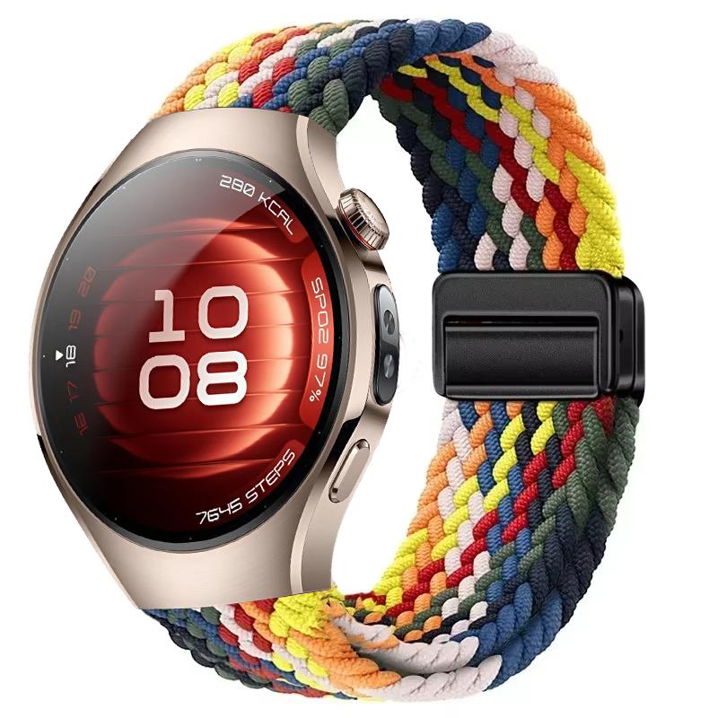 20mm 22mm Nylon Strap for Huawei Watch 5 GT5-4-3 46mm Magnetic Bracelet Wristband Samsung Galaxy Watch 7 6 5 4 40mm 44mm Correa