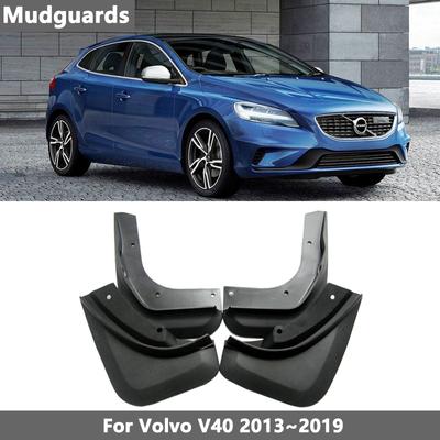 Mudguar For VOLVO V40 Hatchback 2013- 2014 2015 Car Mud Flap Mudflaps Splash Guards Front Rear Mudguards Fender