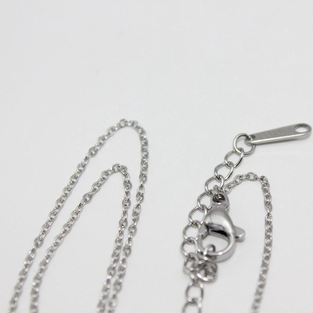 Used Good Condition Tiffany & Co. Tiffany Round Tag Silver Necklace