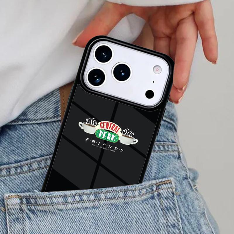 Central Perk Coffee Friends TV Show Phone Case for iPhone 16e 15 14 13 12 17 Pro Max Plus Air 17pro Cover Coque