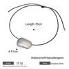 Mirror Metal Necklace Irregular Niche Design Light Luxury High Sense Simple Collarbone Chain, Cold Wind Temperament Female