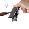 Factory Direct Sales Wrought Iron Beech Retractable Pants Rack Multi-Functional Non-Slip Iron Wood Hanger Adult Skirt Clip Household Pants Clip