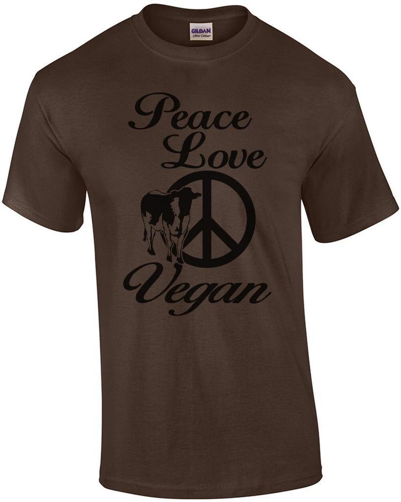 Peace Love Vegan T-Shirt