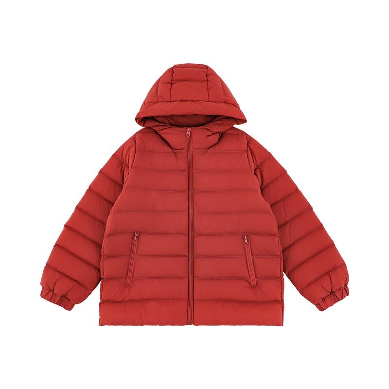 YOYO Girls' 2025 Winter Thermal Lightweight Hooded Duck Down Jacket