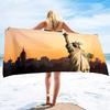 Beach Towel Statue of Liberty Microfiber Beach Towels Quick Dry Towel Sand Proof Super Absorbent Beach Towels Independence Day