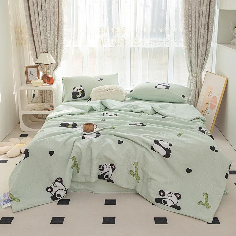 Summer New Bubble Cotton Summer Blanket Cool Silk Summer Quilt Airable Cover