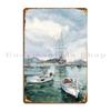 Boats In Croatia Metal Plaque Pub Club Designing Designing Wall Plaque Tin Sign Poster