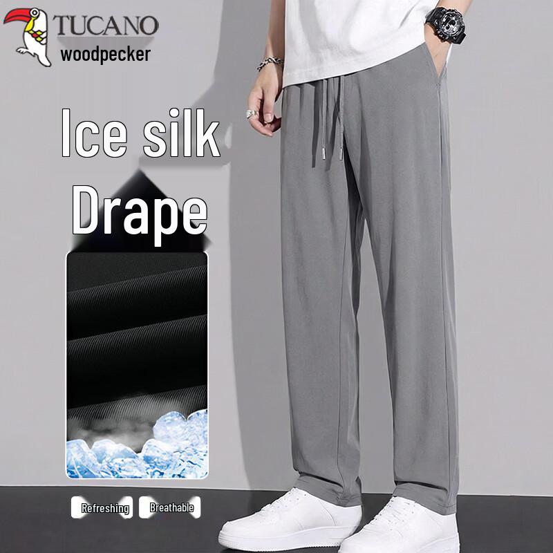 TUCANO Men s Ice Silk Straight Leg Pants M