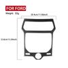 For Ford Explorer 2011—2014 Car Accessoreis Carbon Fiber Center Console CD Radio Panel Interior Cover Trim Sticker Modification