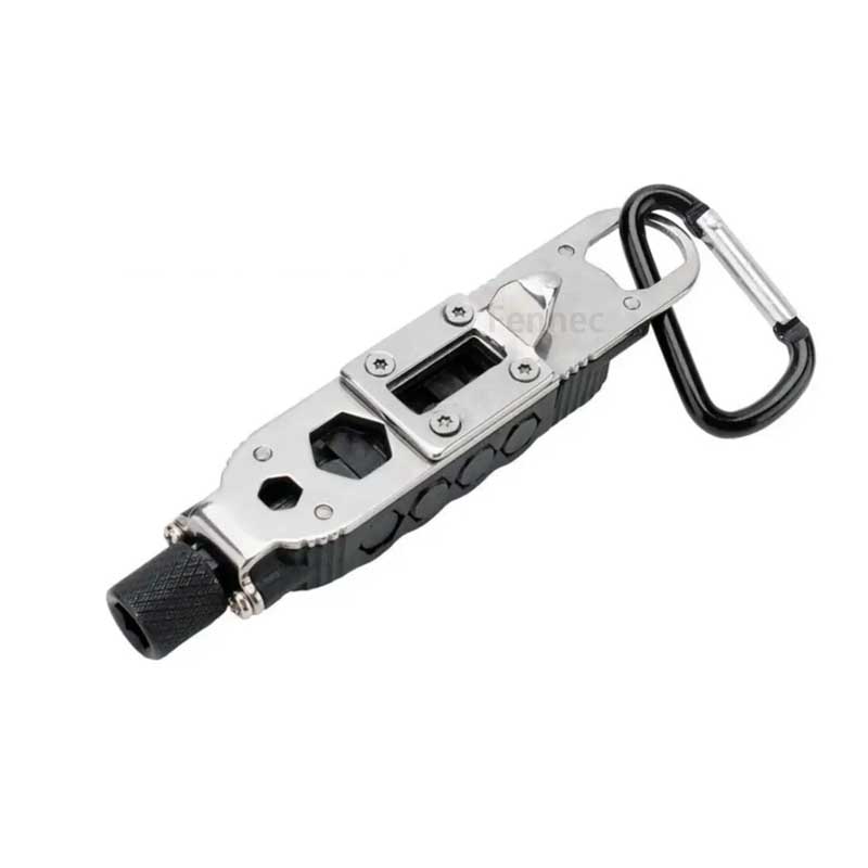 Multifunctional Mini Screwdriver Outdoor Keychain Shape Screwdrivers Portable Steel Repair Multi-function Combination Tool