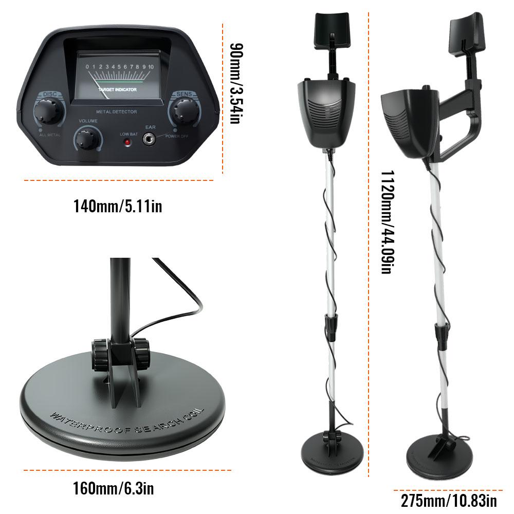 MD4030 Yüksek Doğruluk Profesyonel Yer Altı Metal MD-4030 Altın Dedektörleri Hazineleri Algıla Avcıları Devre Metalleri