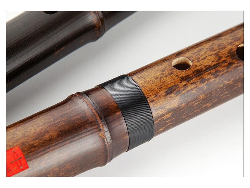 Professional Eight-Hole Purple Bamboo Xiao Flute - F/G Key, Ancient Style, High-End Dong Xiao Instrument