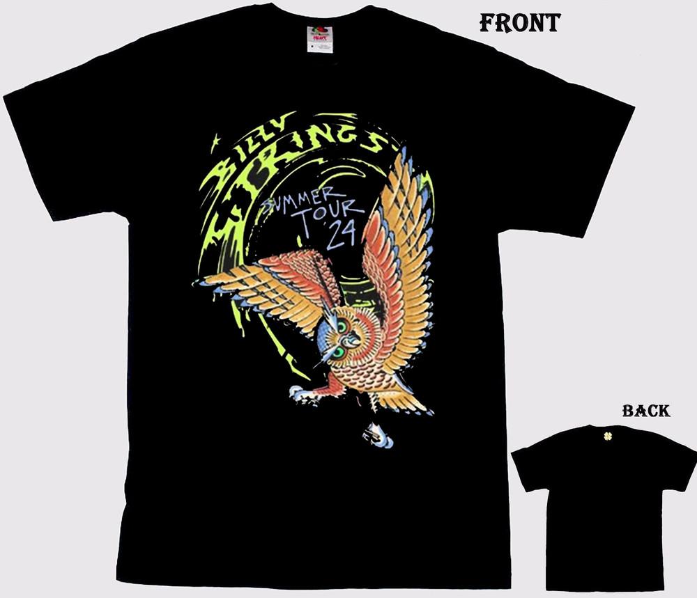 Vintage Billy Strings Owl Summer Tour 2024 T-shirt All Size S-5XL BL181 Unisex T-Shirt S
