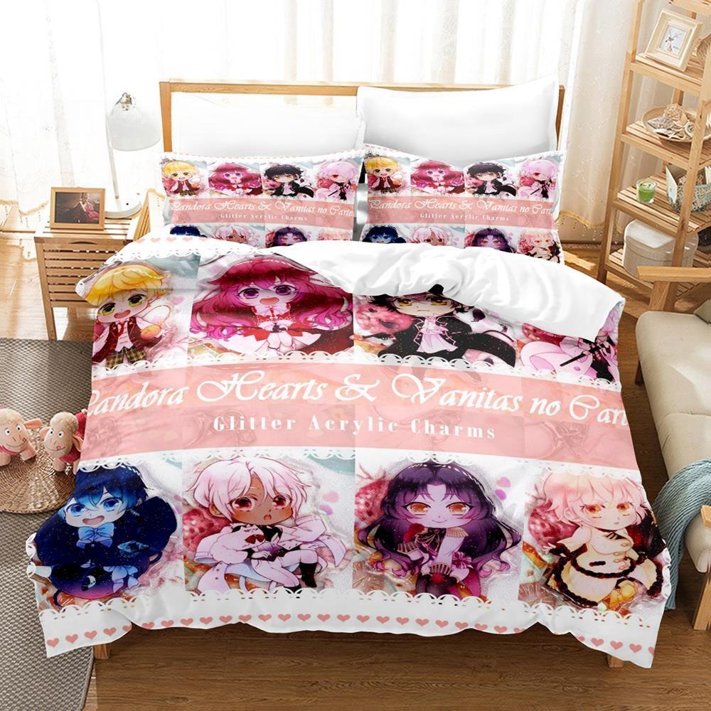 3D Print Anim The Case Study Of Vanitas Bedding Set Single Twin Full Queen King Size Bed Set Adult Kid Bedroom Duvet Cover Sets