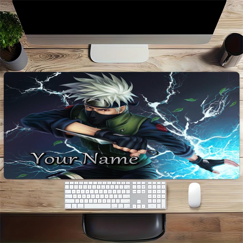 Custom Warrior Pose Large Gaming Mouse Pad Nonslip Rubber Base Waterproof Desk Mat For Office Pc Laptop