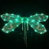 Dress Up Cicada Wing Light Up Dragonflies Wing Halloween Costume Wing LED Elves Wing Princess Wing for Women Girls Teens