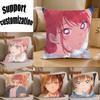 Chinatsu Kano Anime Blue BOX Square Sofa Pillow Cover Solid Color Living Room Home Decor Cushion Case