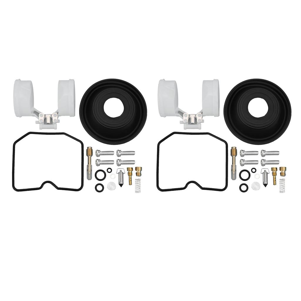 2 Sets Carburetor Rebuild Fix Kit Carb Overhaul Fit for Kawasaki Vulcan 500 EN500 1991‑1995