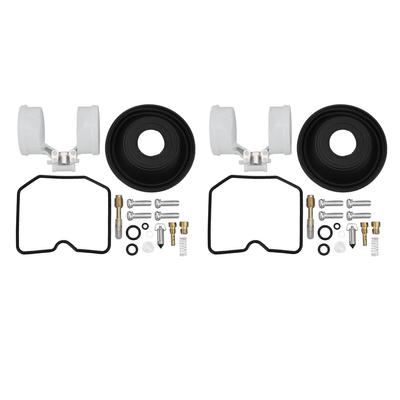 2 Sätze Vergaser Wiederaufbau Reparatur Kit Vergaser Überholung Passend für Kawasaki Vulcan 500 EN500 1991‑1995