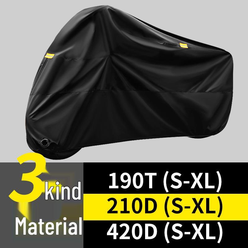 Universal Motorcycle Sunshade and Waterproof Dustproof Cover Set