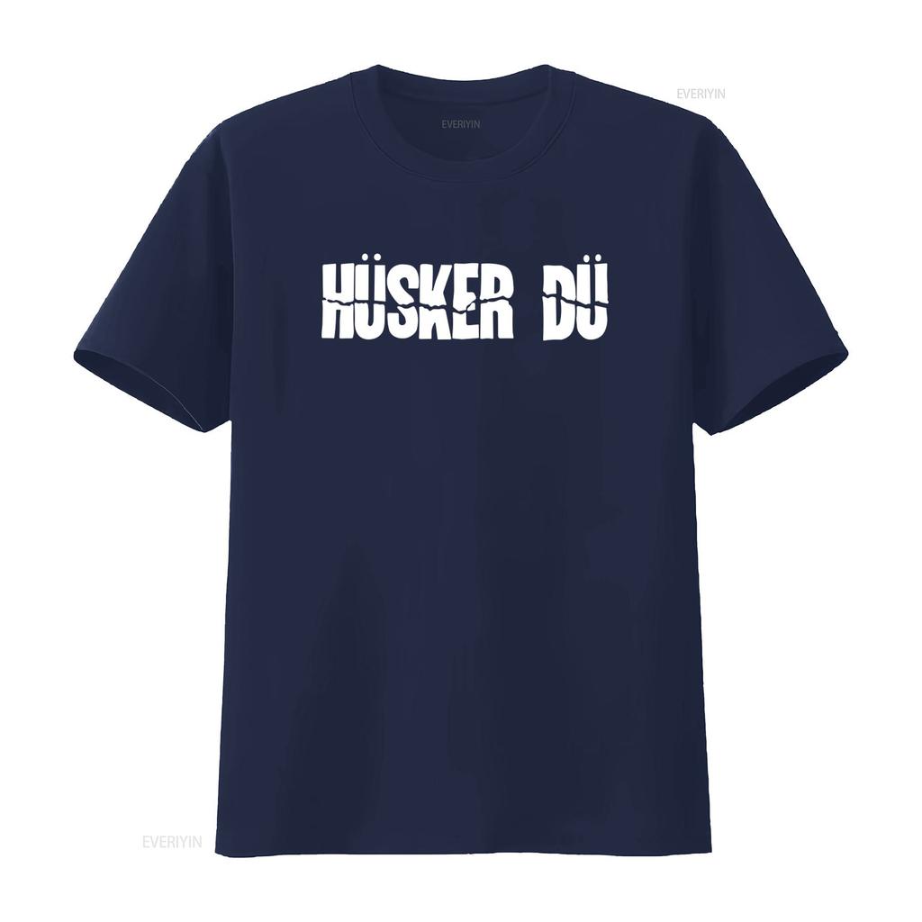 Husker Du Rock Band Print T Shirt for Men Stylish and Comfortable Music vintage Washed streetwear fashion Casual Slightly