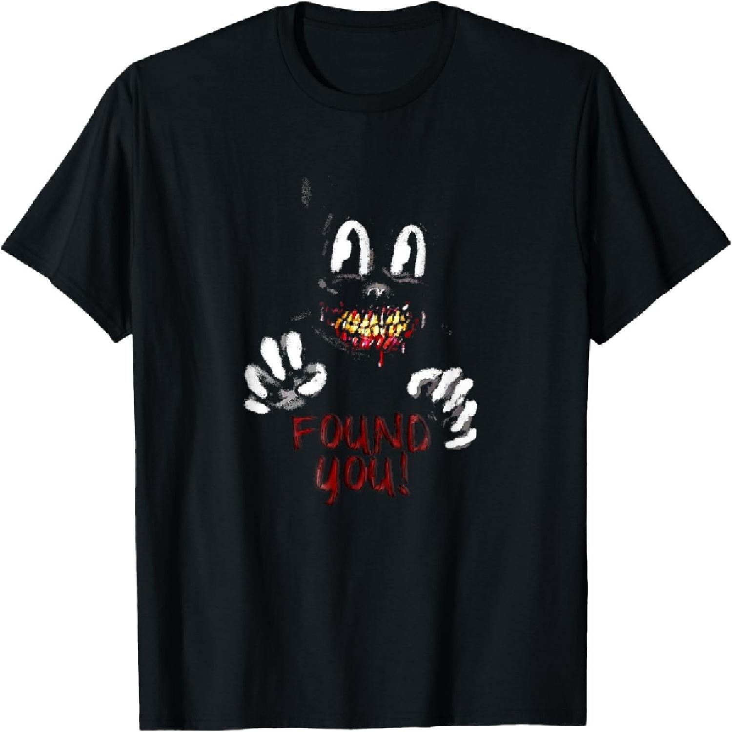 Cartoon cat Creepy Horror trick or treat T-Shirt XXXXXL разноцветный