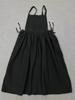 Japanese Style Mori Drawstring Waistband French Long Camisole Dress Johnature Women Large Skirt