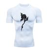 Black Rose  Men's Sports T - Shirt Training Fitness Compression Quick Dry Short Sleeve T - Shirt
