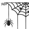 Talos Halloween Spider Web Light Switch Sticker, Upside Down Decal, Removable Decals, PVC Waterproof Wall Art for Home Bedroom Living Room Entrance
