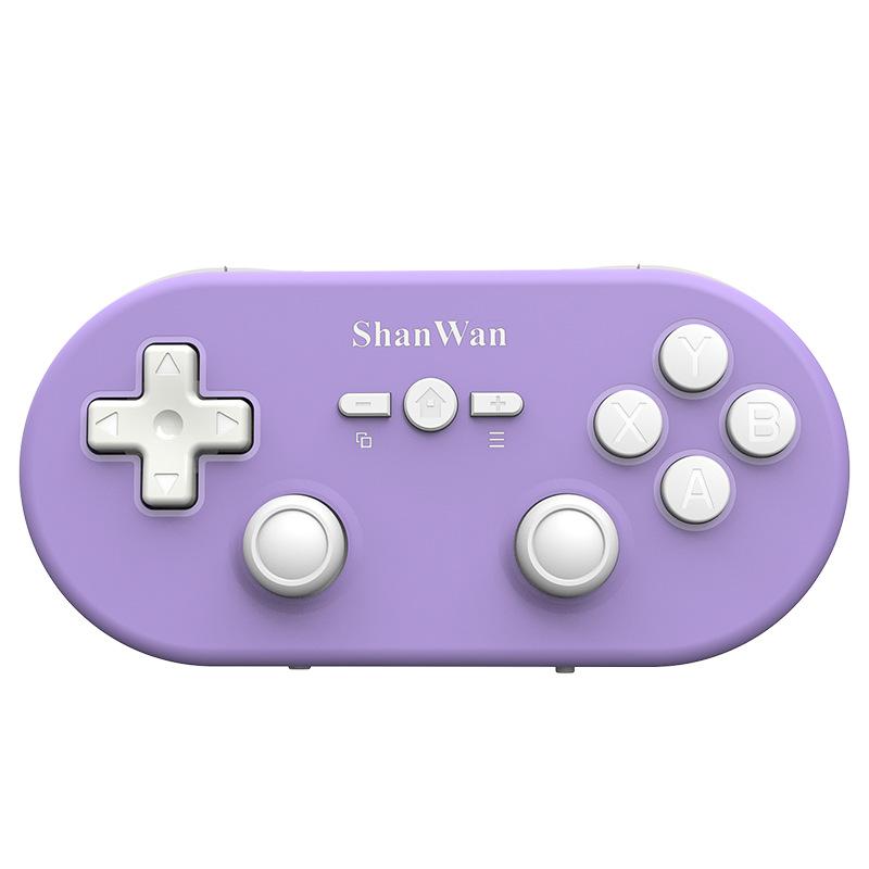 ShanWan Q37 Mini Wireless Gamepad Bluetooth Micro Game Controller Hall Double Joystick for PC Windows Android IOS Mobile Phone