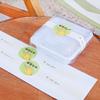 Transparent Bakery Cake Packaging Boxes with Stickers