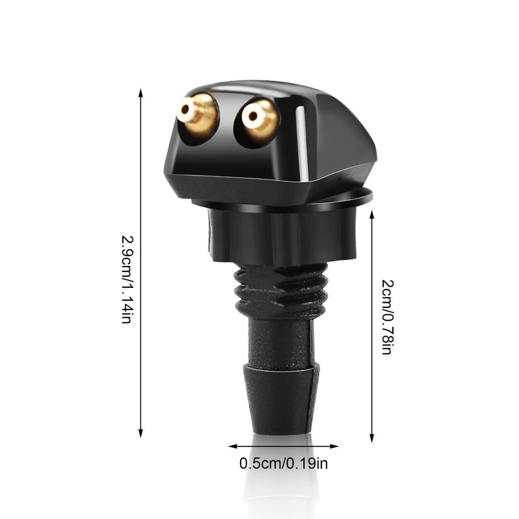 Windshield Washer Nozzle - Universal Car Windshield Windshield Wiper Wiper Scraper Nozzle Nozzle,