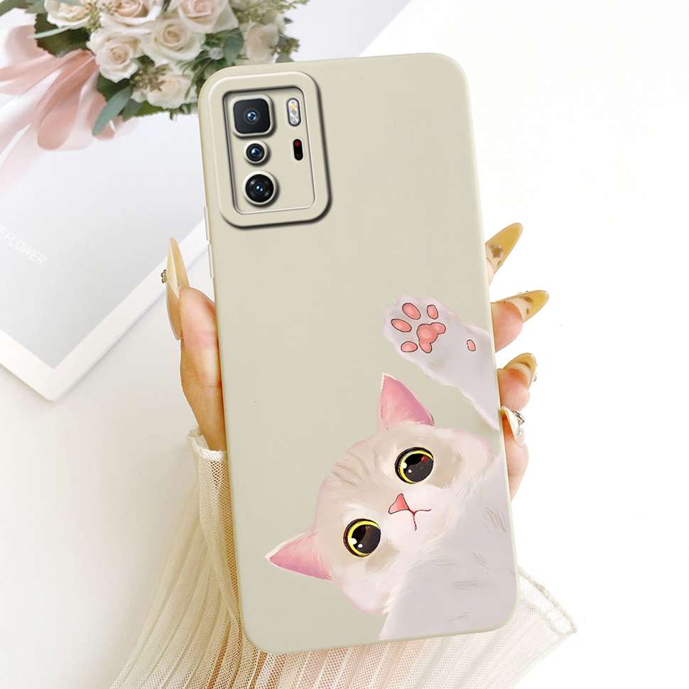 For Redmi Note 10 Pro China 6.6" Case Simple Cute Cartoon Rabbit Silicone Back Cover For Redmi Note 10Pro 10 PRO 5G Phone Cases