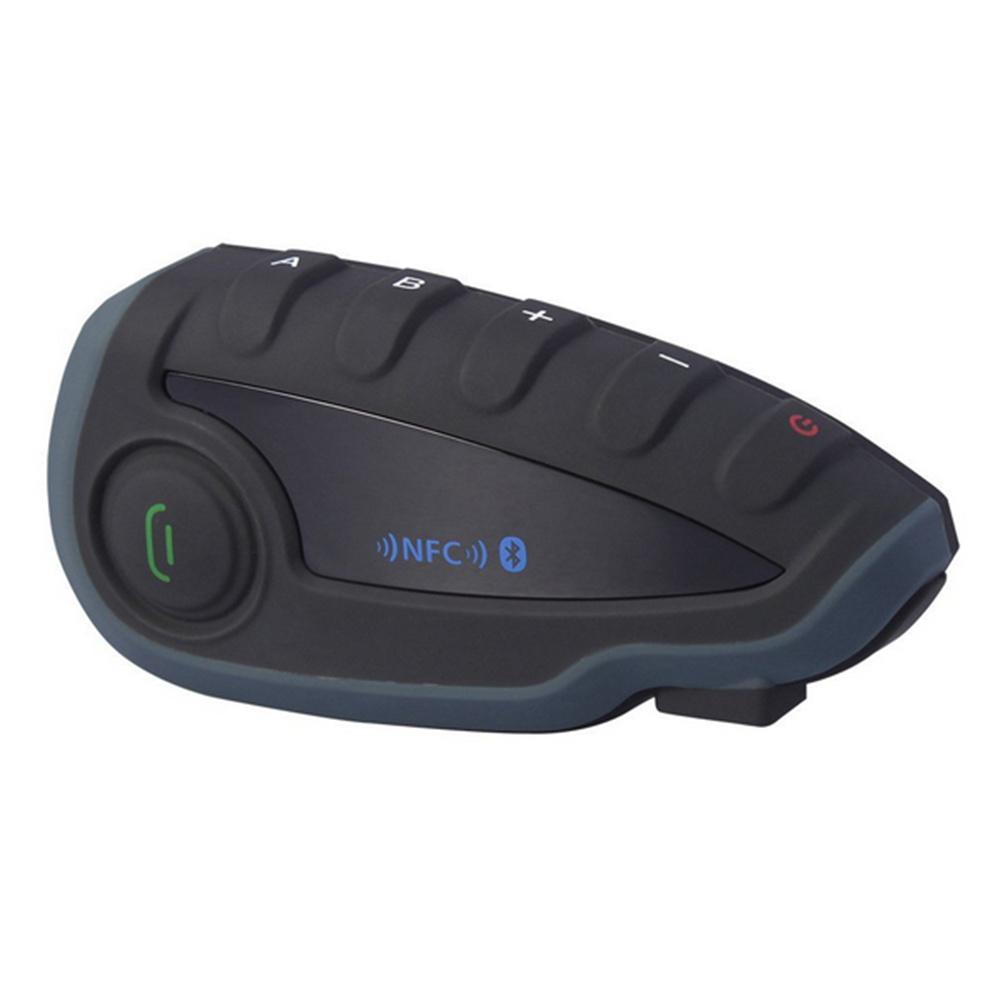 1200M Bluetooth Intercom Motorcycle Helmet Interphone Headset NFC Remote Control