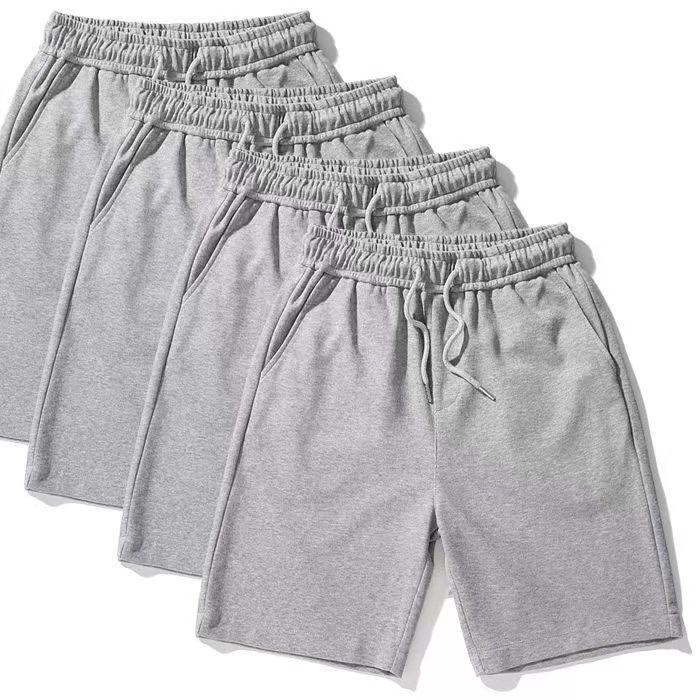 Unisex Trendy Casual Elastic Waist Mid-Length Summer Shorts