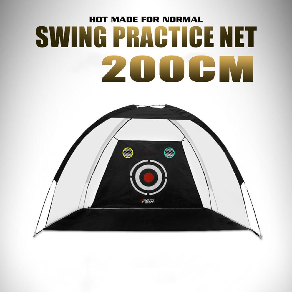 

2x1.4м / 2x3м Сетка для тренировки гольфа Складная Мишень для ударов Палатка-клетка Практика Драйвинг Футбол Прочная Полиэстеровая Ткань Оксфорд 2m