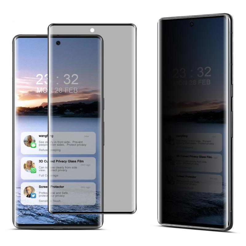 IMAK For Google Pixel 7 Pro 5G Anti-Spy Privacy Screen Protector 3D Curved Tempered Glass Film