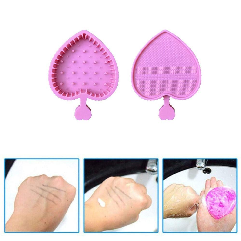 Brush Cleaning Tool Makeup Brush Cleaner Silicone Washing Pad Cosmetic Brush Cleaning Mat  Women