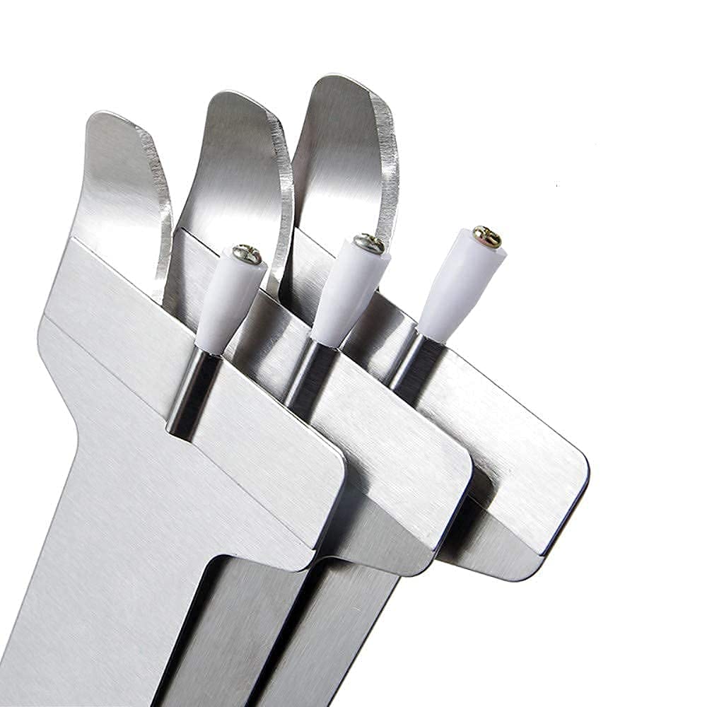 KINGZUO Washable Noodle Cutting Noodle Noodle Set of Thick for Commercial Cooking Kitchen Stainless Steel Blades, Maker, Cutter, 2, Handle,