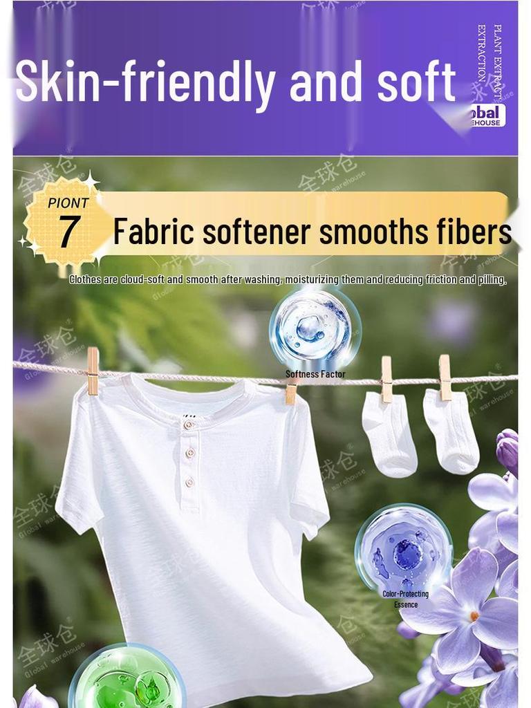 Multi-Chamber Laundry Pods: Stain Removal, Fragrance Boost, Sterilization, and Mite Removal Capsules.