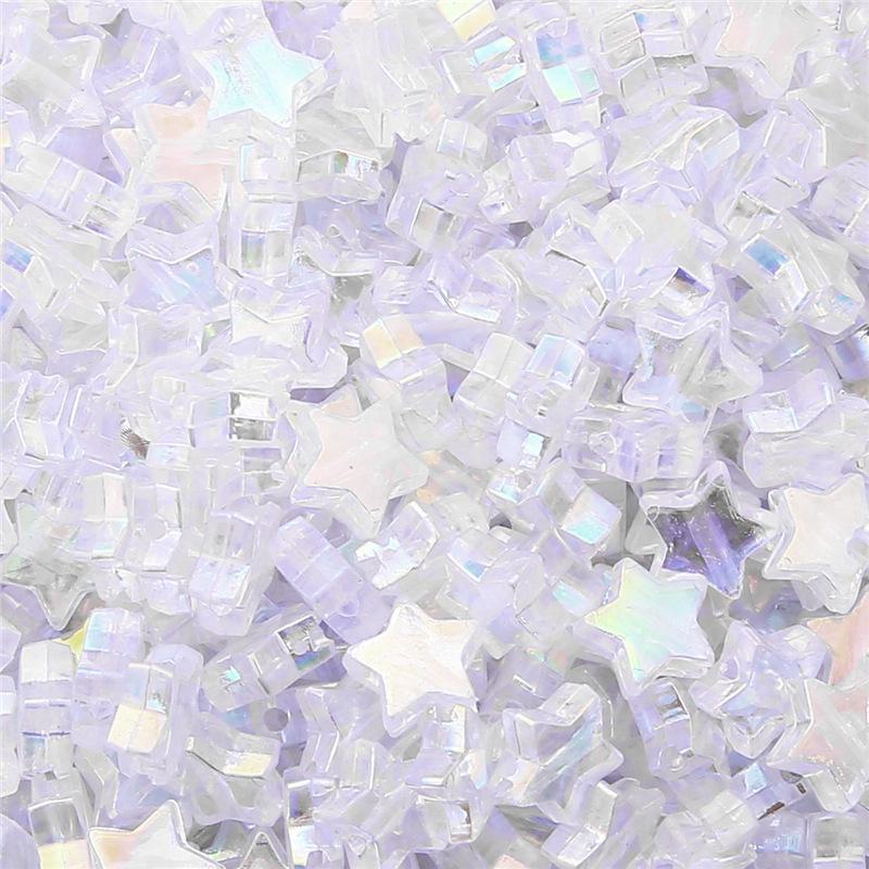 Handmade Transparent AB Star & Heart Beads: DIY Accessories