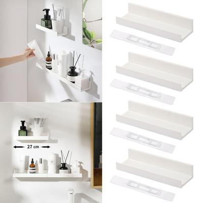 Durable Wall-mounted Household Storage Shelf Multifunctional Fashion Bathroom Rack Space Saving Jewelry Makeup Holder