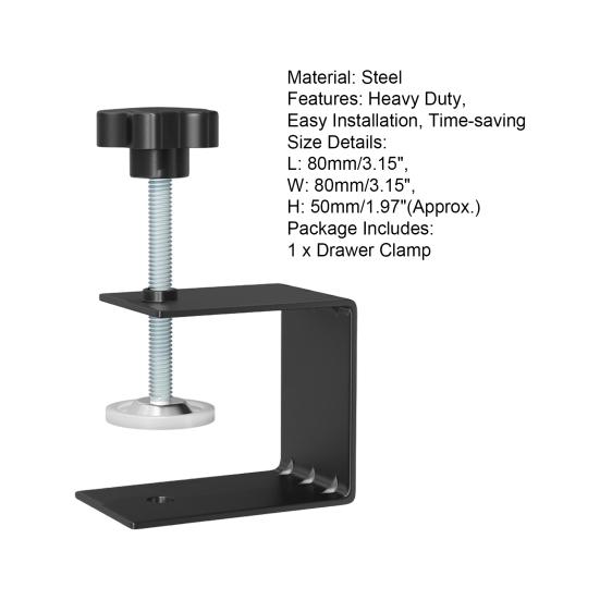 Schubladen-Installationsklemme, stabile Klemme, Pflaumenblüten-Formknopf, universelle zeitsparende Holzbrettklemme für Zuhause